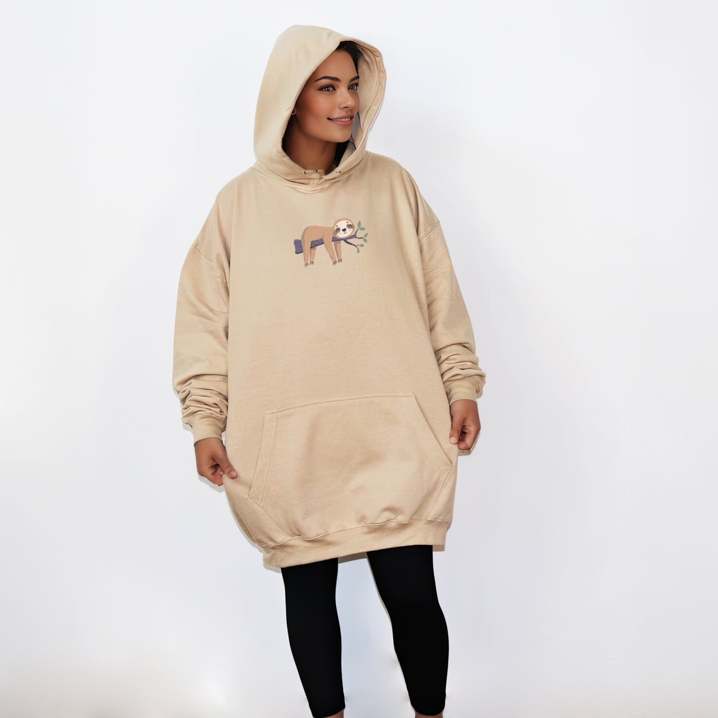 Sleeping Sloth - Huge Oversized Comfy Original Hoody