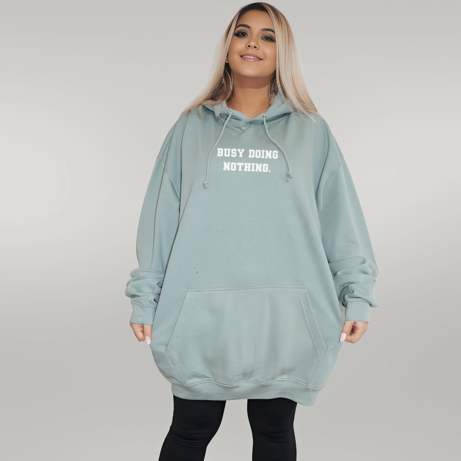 Busy Doing Nothing - Huge Oversized Comfy Original Hoody