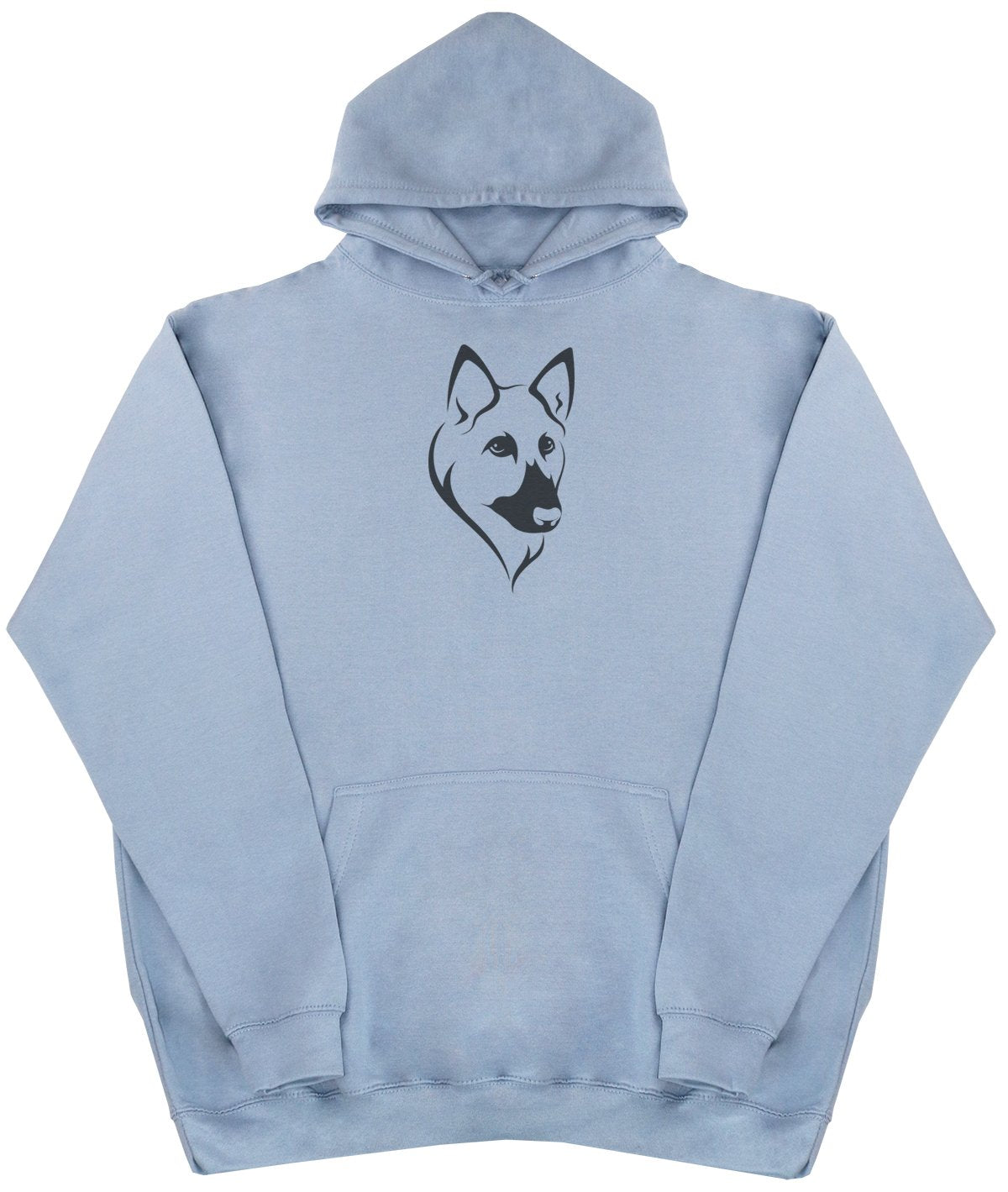 German Shepherd - New Style - Huge Size - Oversized Comfy Hoody