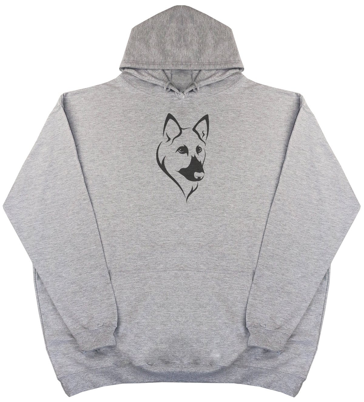 German Shepherd - New Style - Huge Size - Oversized Comfy Hoody