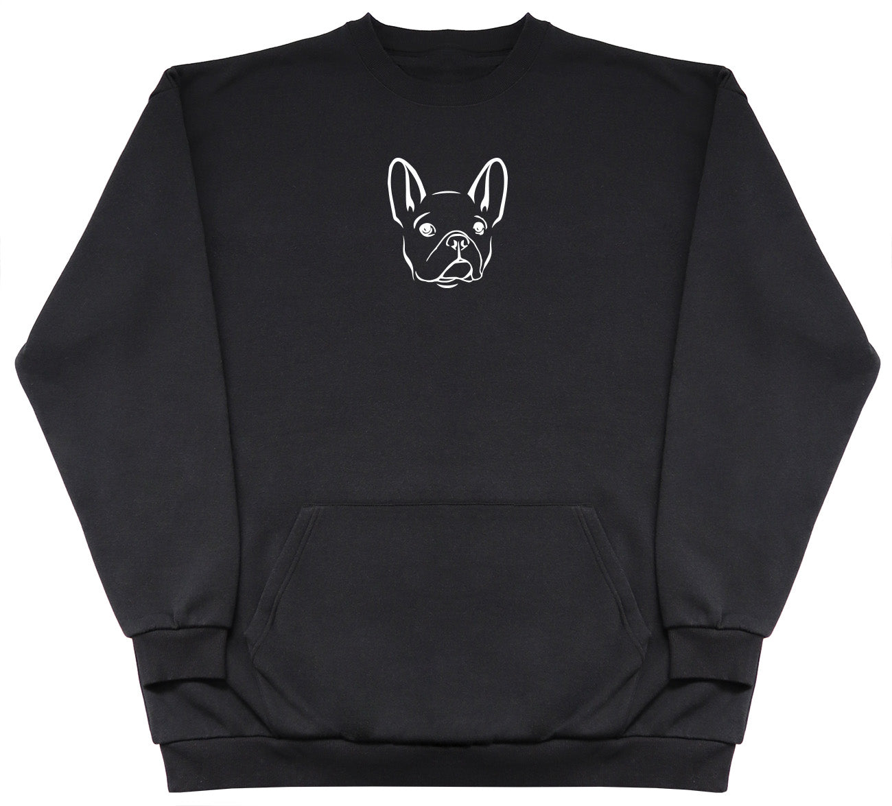 Frenchie - Huge Oversized Hoodless Hoodie