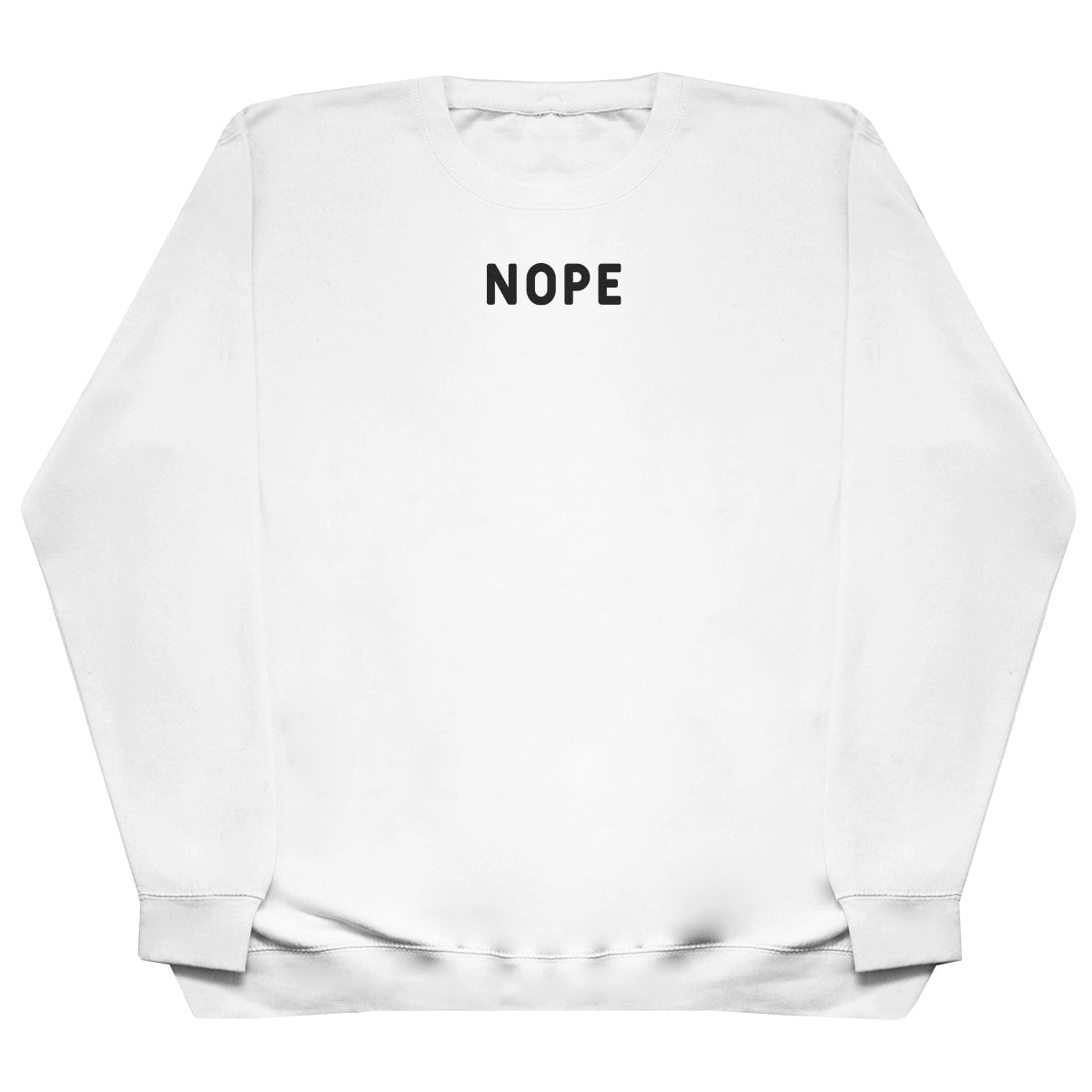 Nope - Kids Oversized Comfy Sweater