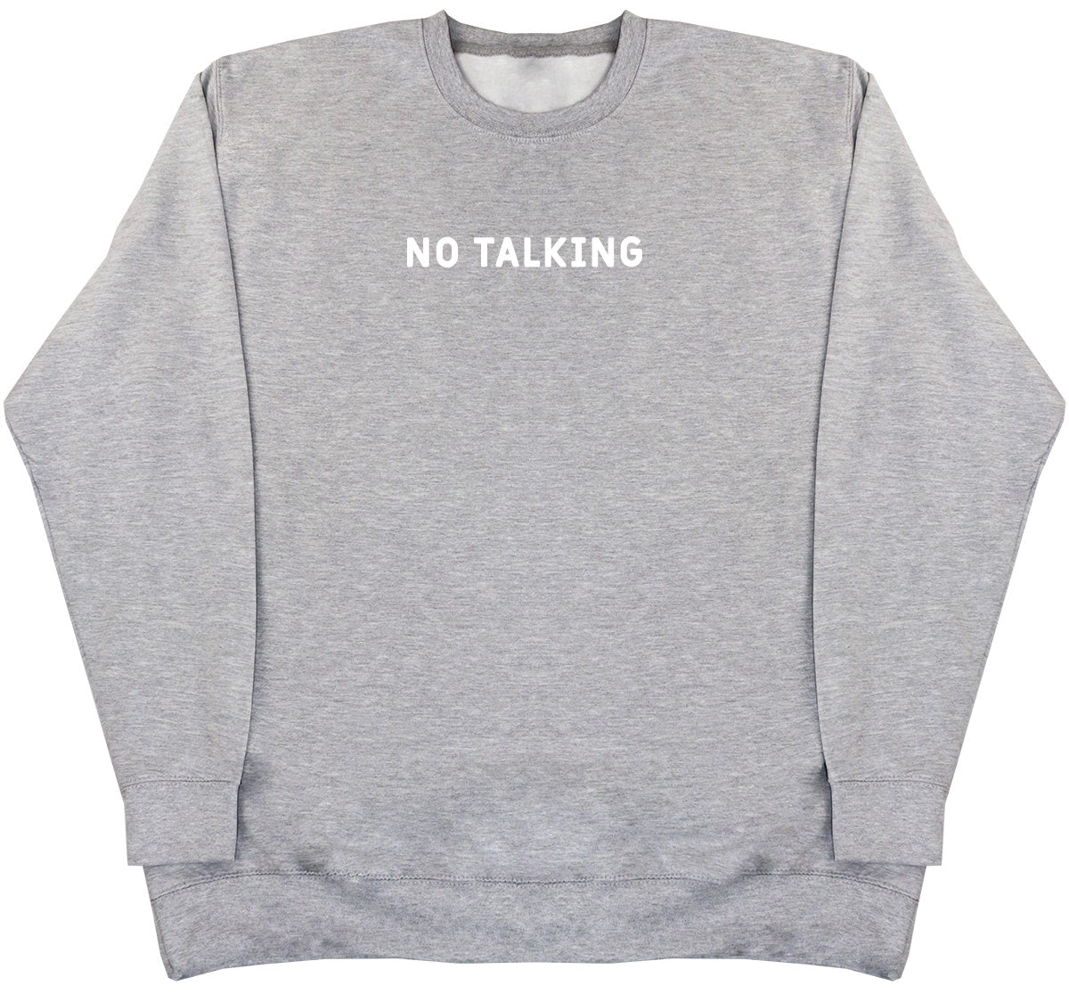 No Talking - Kids Oversized Comfy Sweater