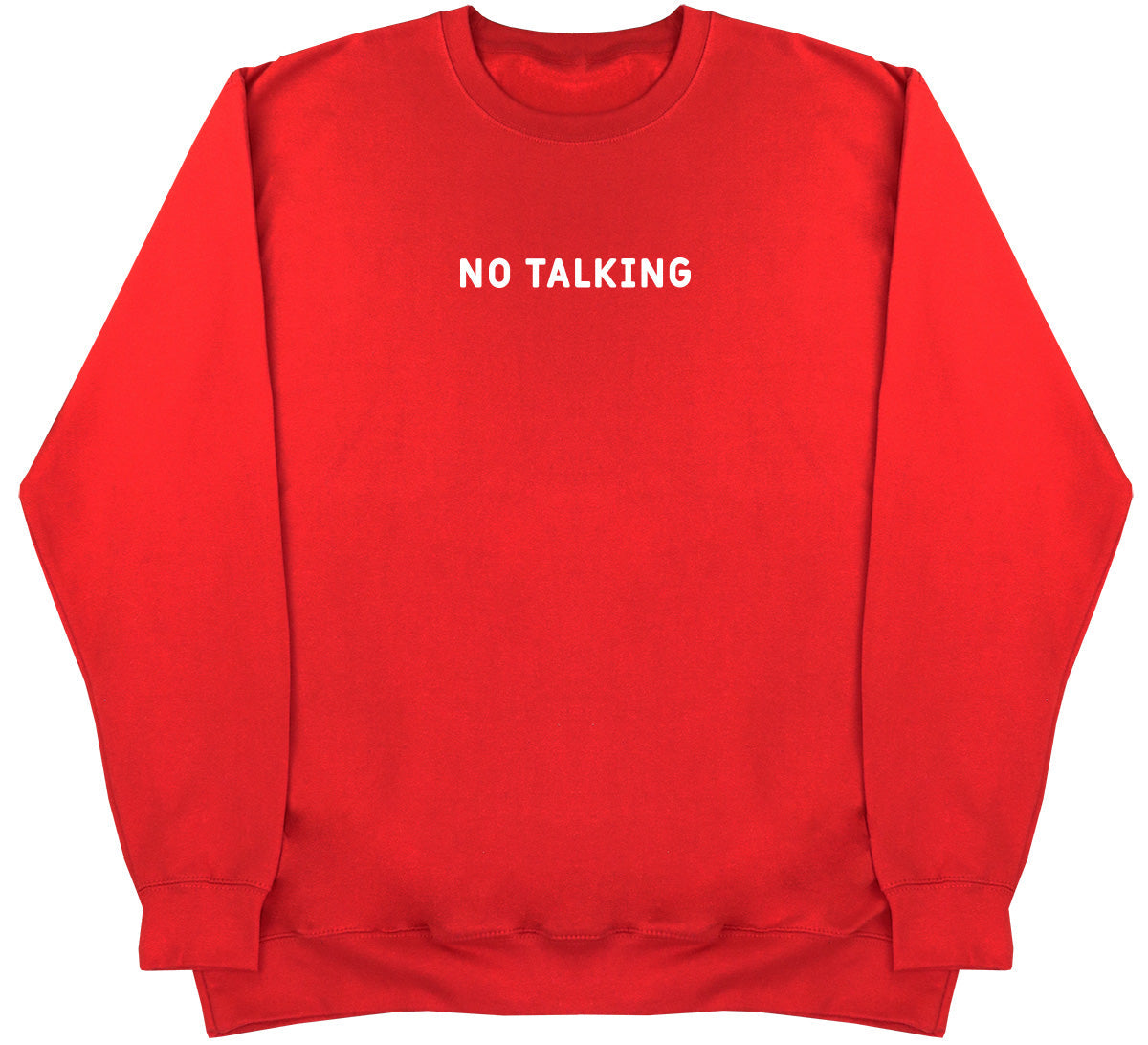 No Talking - Kids Oversized Comfy Sweater