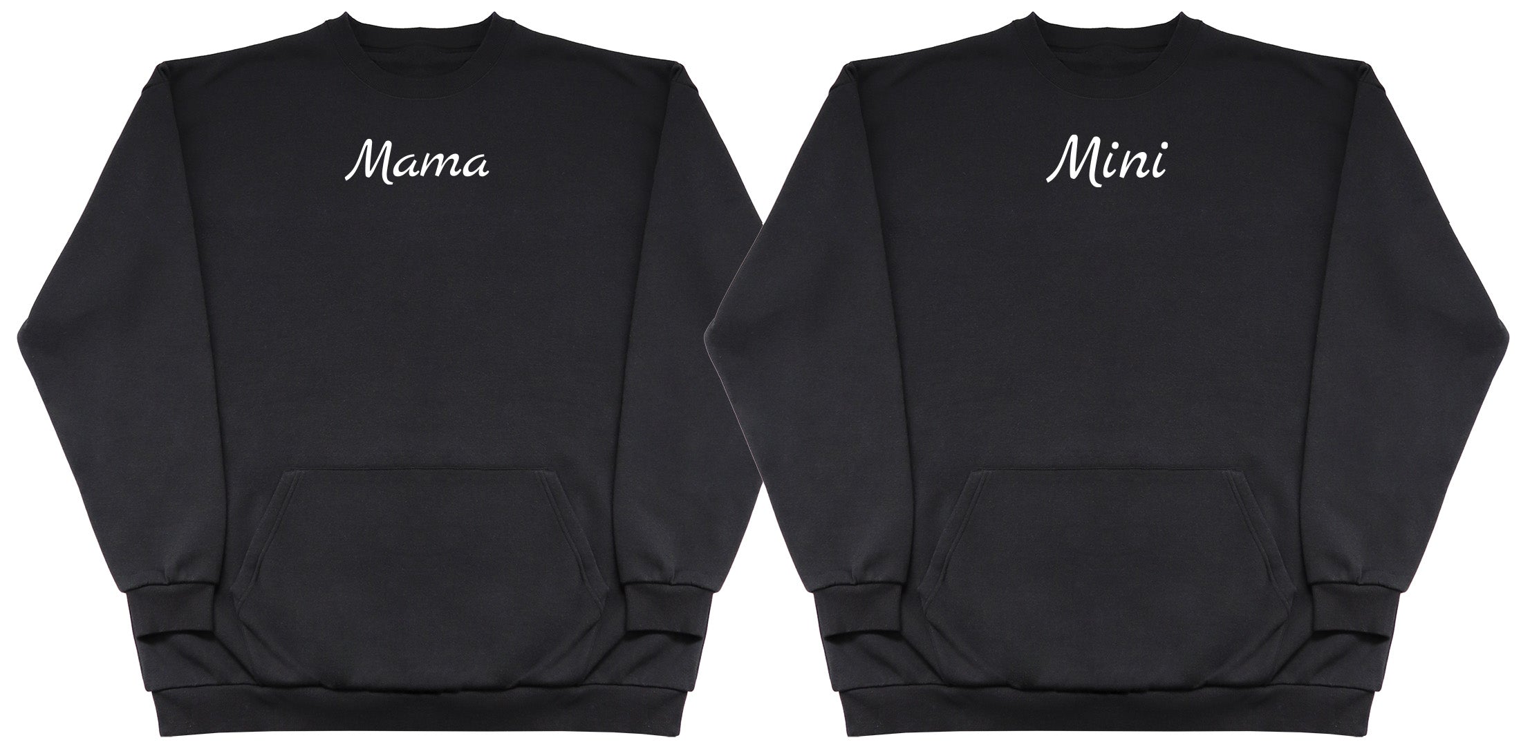 Mama & Mini  Matching Set - Huge Oversized Hoodless Hoodie