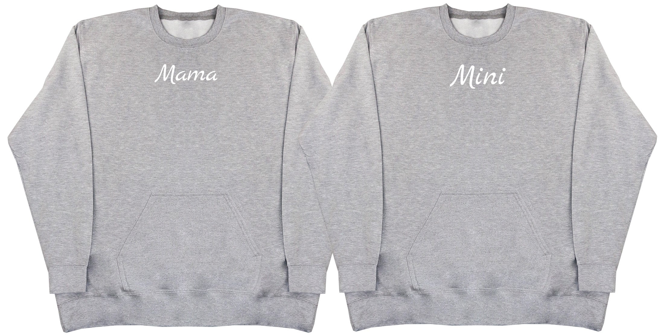 Mama & Mini  Matching Set - Huge Oversized Hoodless Hoodie