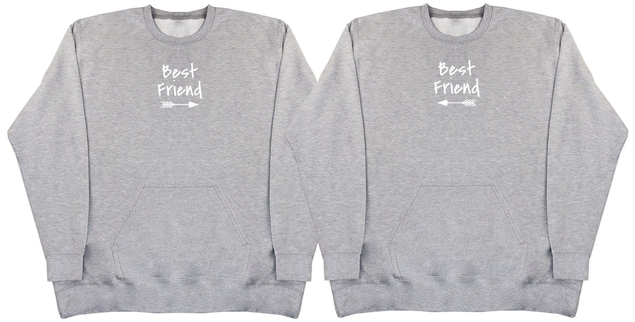 Best Friend Arrow Matching Set - Huge Oversized Hoodless Hoodie