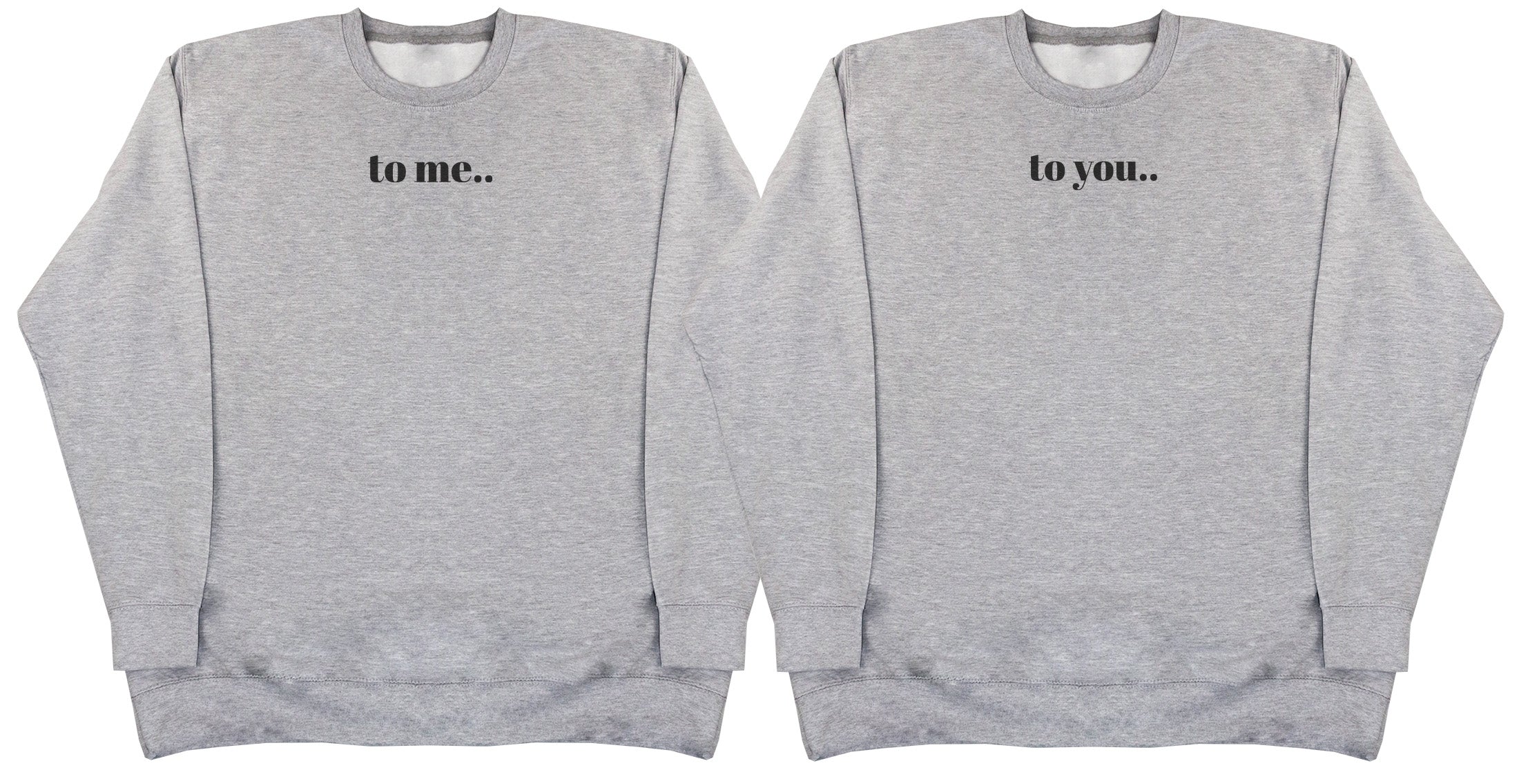 To Me.. To You.. Matching Set - Huge Oversized Comfy Sweater