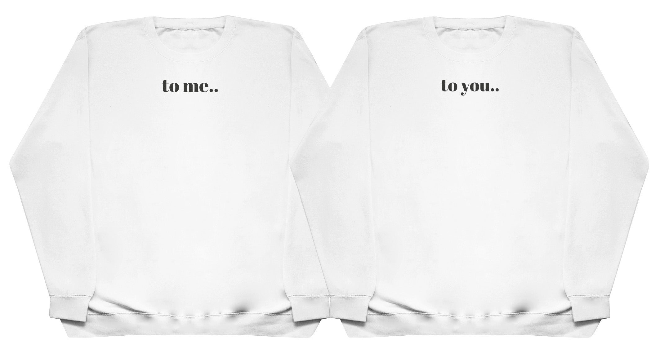 To Me.. To You.. Matching Set - Huge Oversized Comfy Sweater