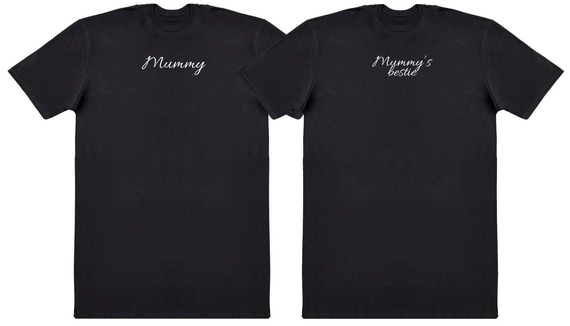 Mummy & Mummy's Bestie Matching Set - Kids Oversized Comfy & Extra Comfy T-Shirt