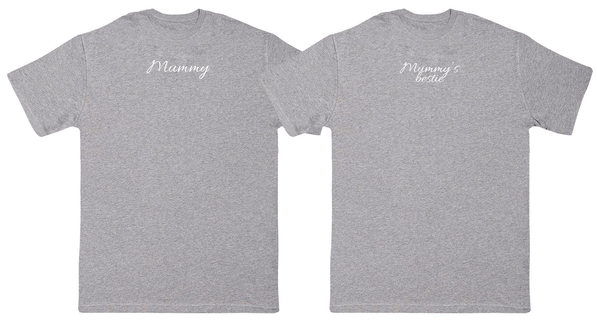 Mummy & Mummy's Bestie Matching Set - Kids Oversized Comfy & Extra Comfy T-Shirt