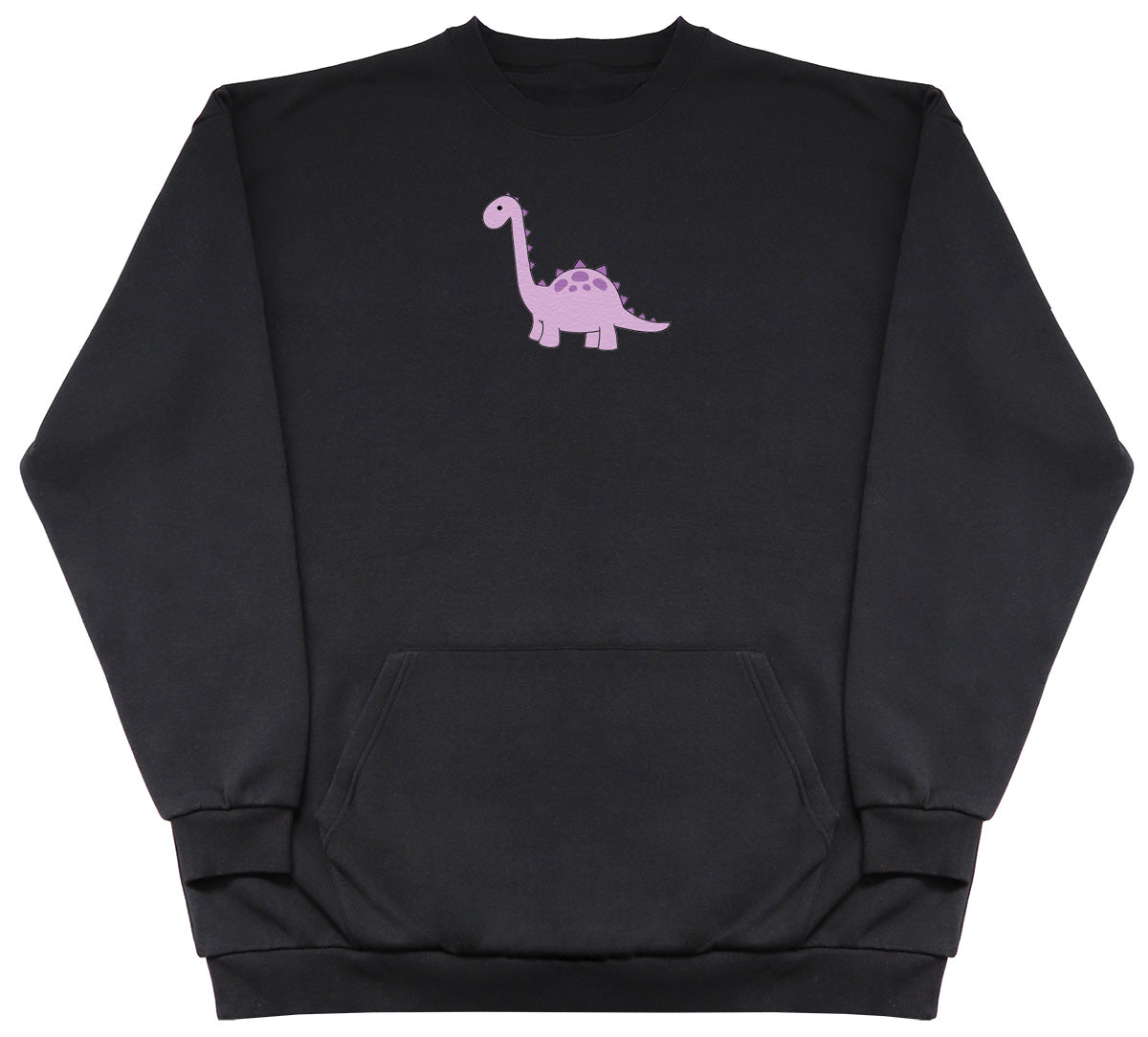 Purple Dino - Huge Oversized Hoodless Hoodie