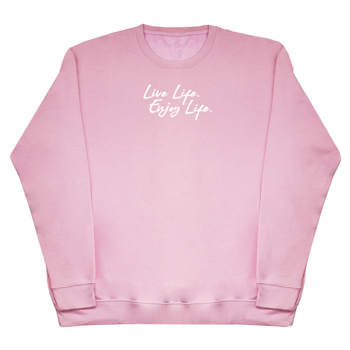 Live Life. Enjoy Life - Kids Oversized Comfy Sweater