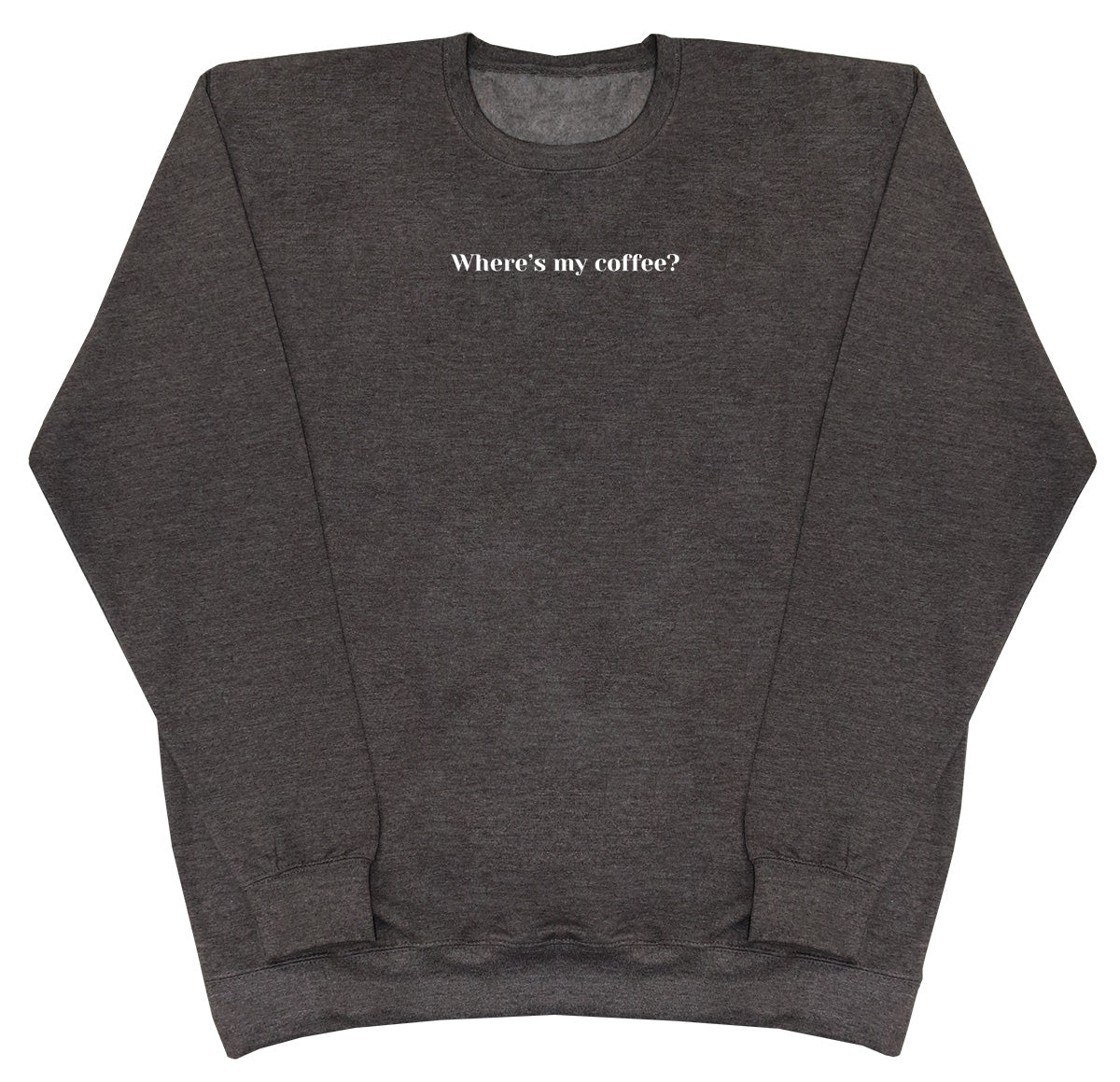 Where's my coffee? - Kids Oversized Comfy Sweater