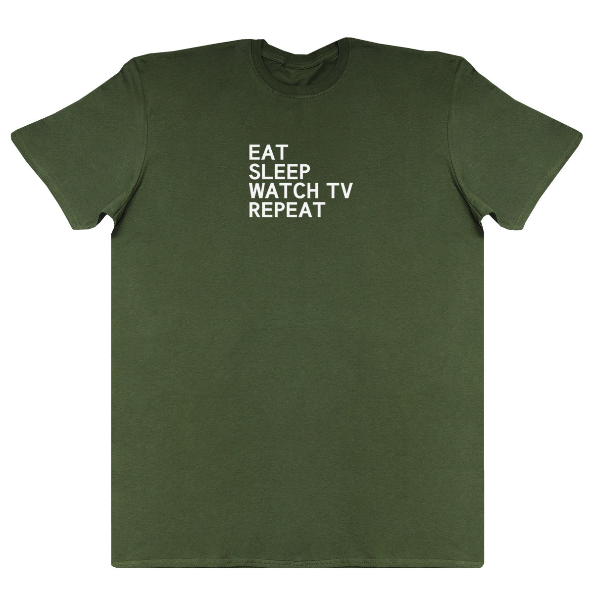 Eat Sleep Watch TV Repeat - Kids Oversized Comfy T-Shirt