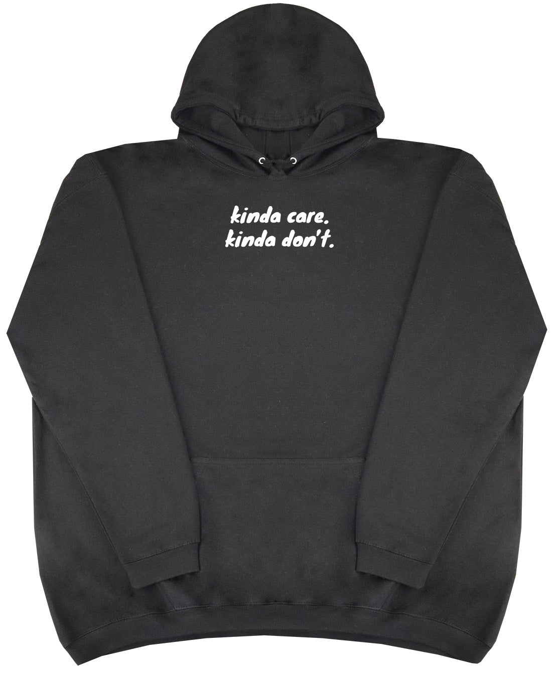 kinda care. kinda don't - Kids Oversized Comfy Original Hoody