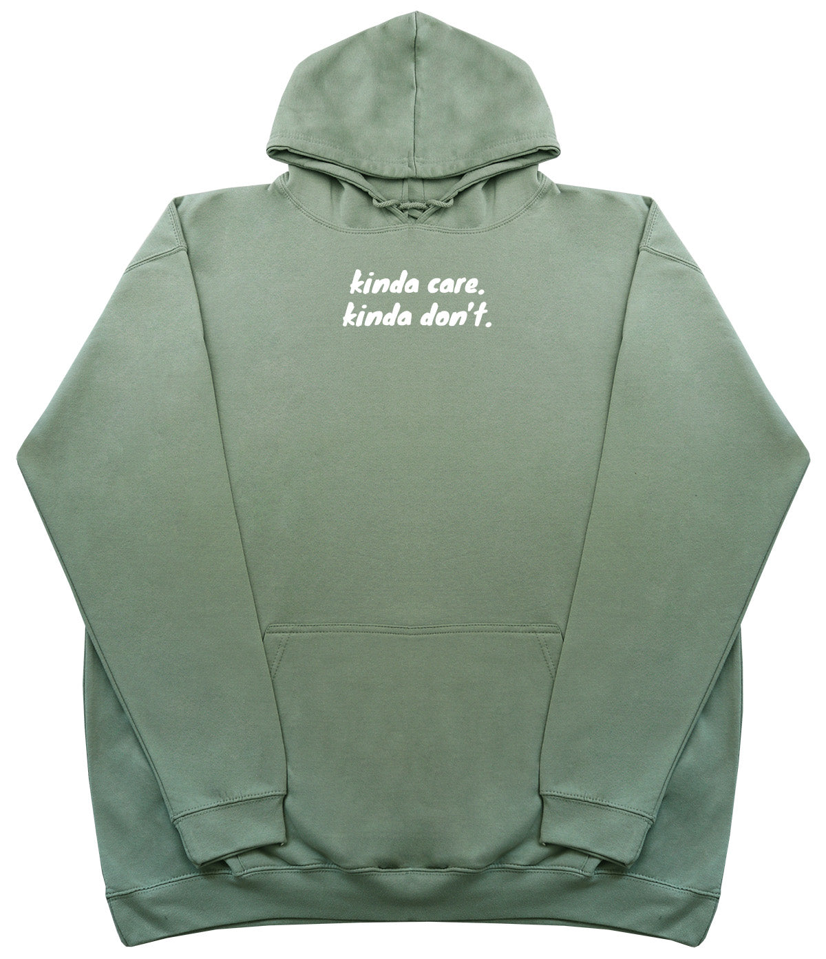 kinda care. kinda don't - Kids Oversized Comfy Original Hoody