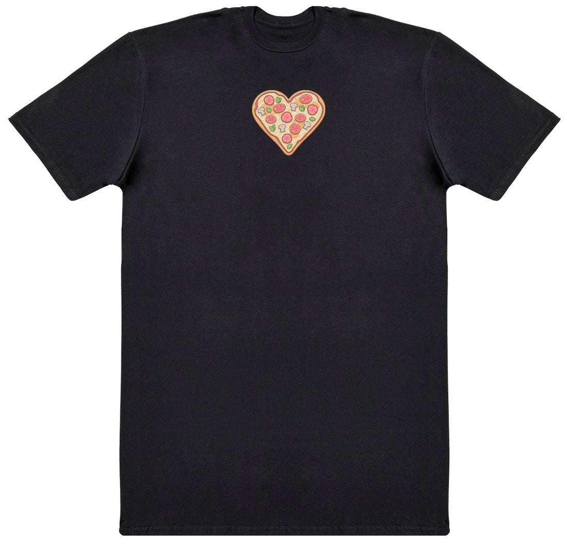 Pizza Heart - Huge Oversized Comfy Original T-Shirt