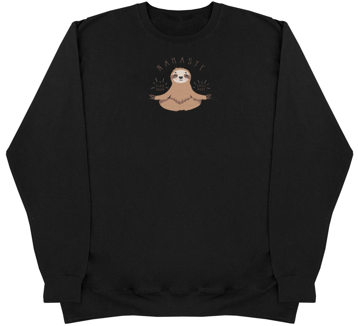 Namaste Sloth - Huge Oversized Comfy Original Sweater