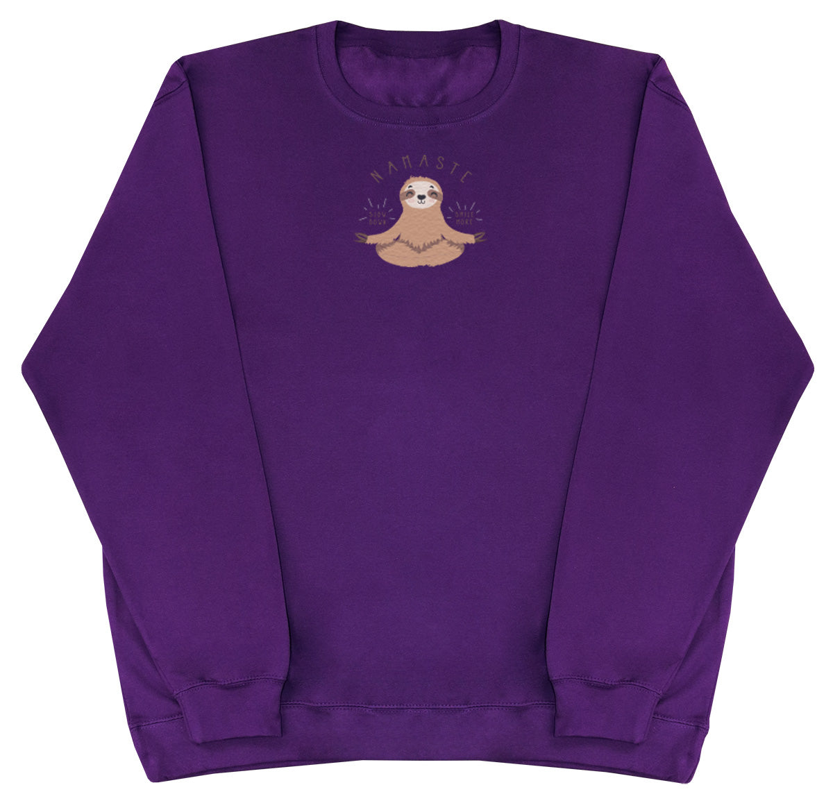 Namaste Sloth - Huge Oversized Comfy Original Sweater