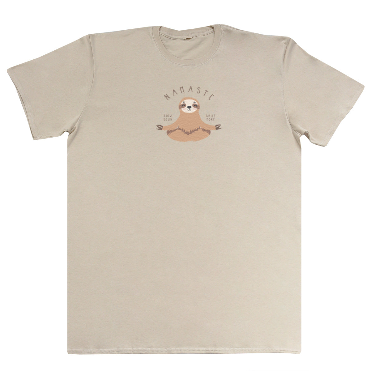 Namaste Sloth - Huge Oversized Comfy Original T-Shirt