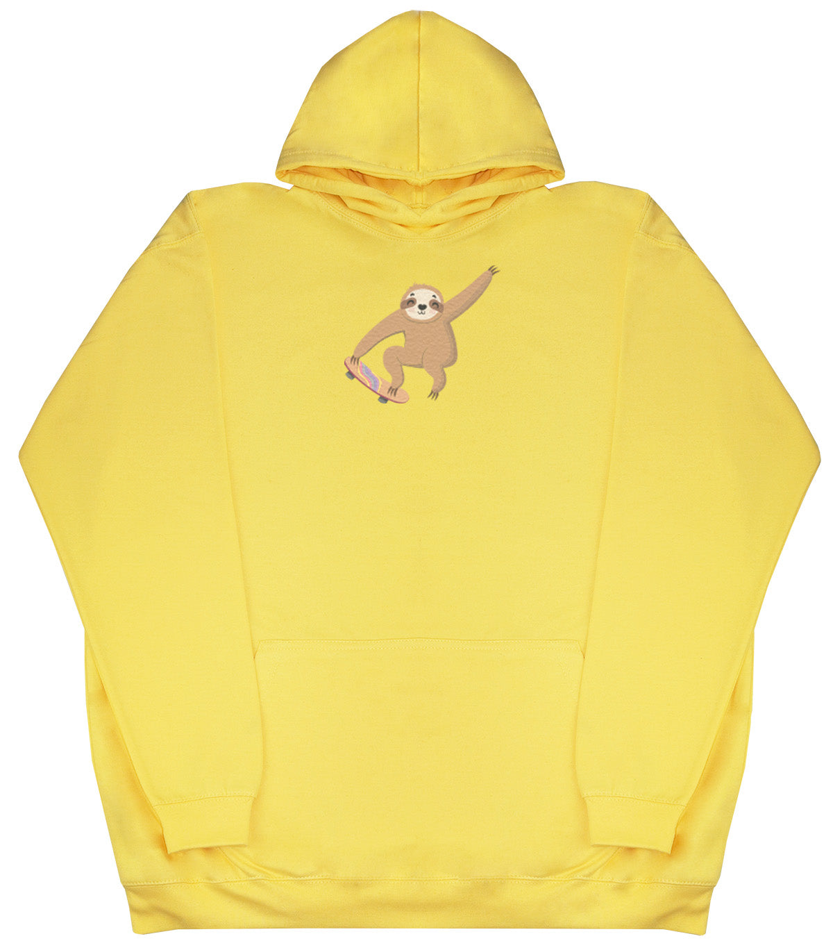 Skating Sloth - Huge Oversized Comfy Original Hoody