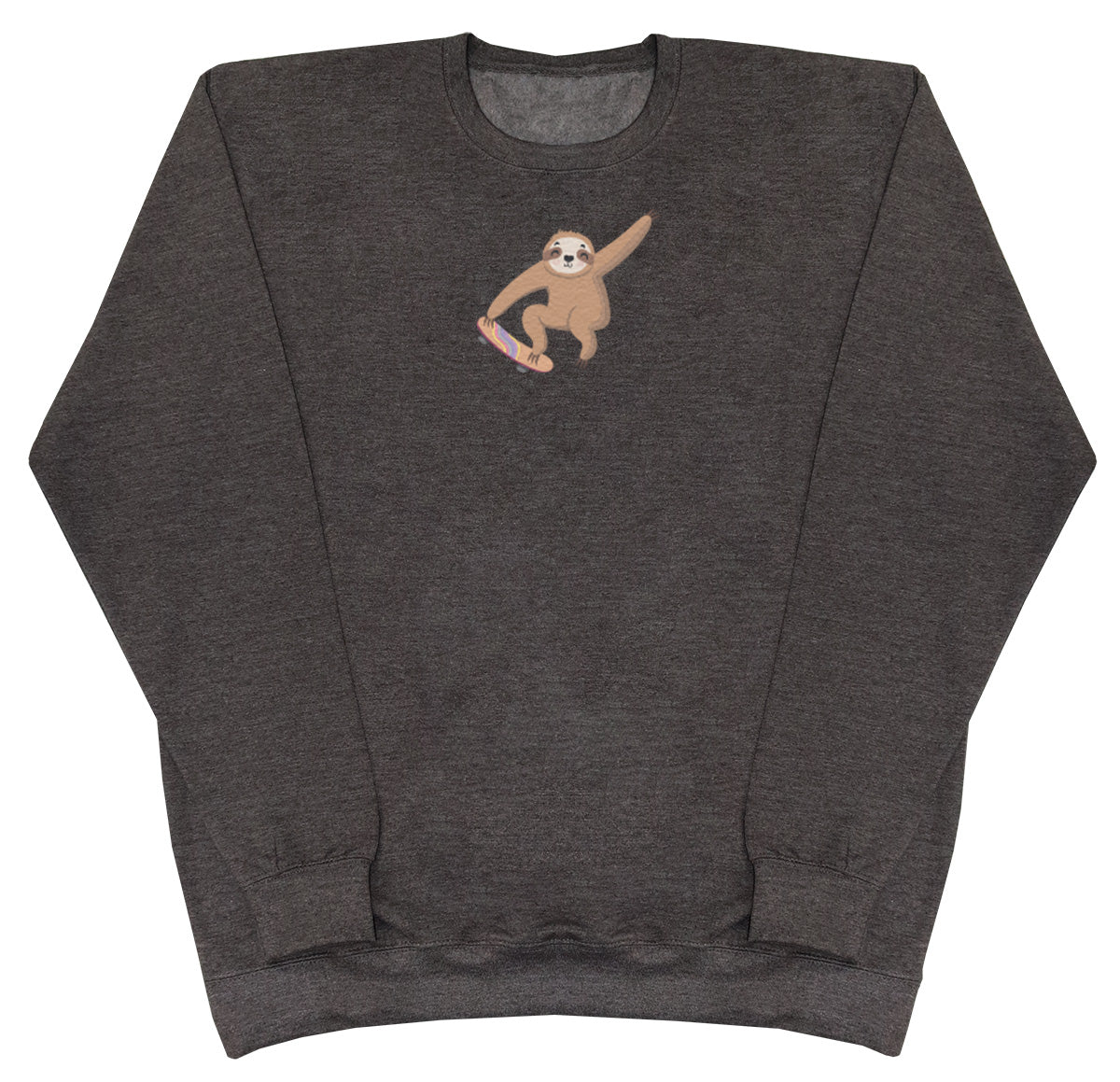 Skating Sloth - Kids Oversized Comfy Sweater