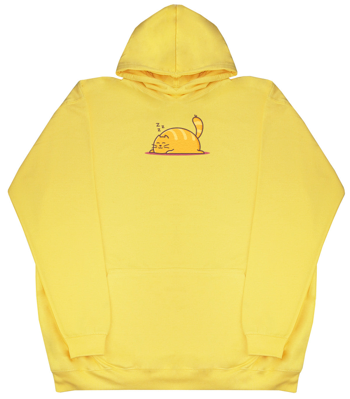 Sleeping Cat - Huge Oversized Comfy Original Hoody