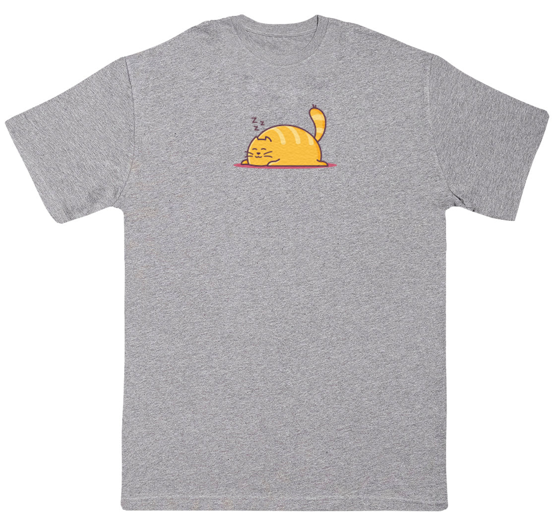 Sleeping Cat - Huge Oversized Comfy Original T-Shirt