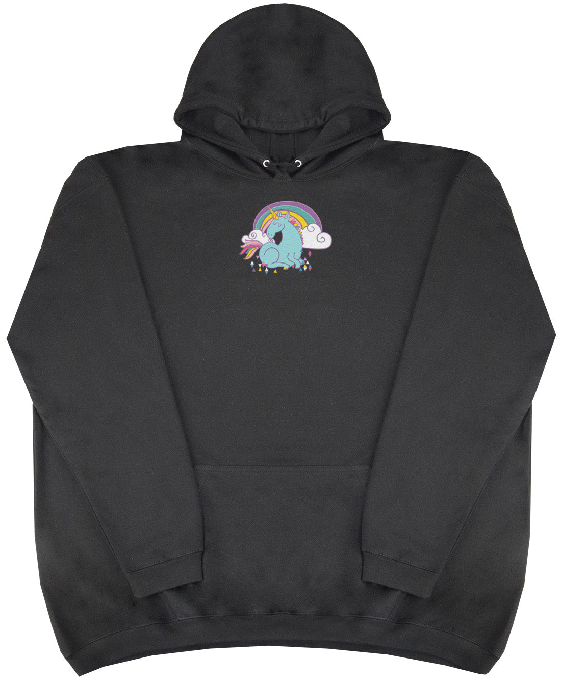 Unicorn Rainbow - New Style - Oversized Comfy Hoody