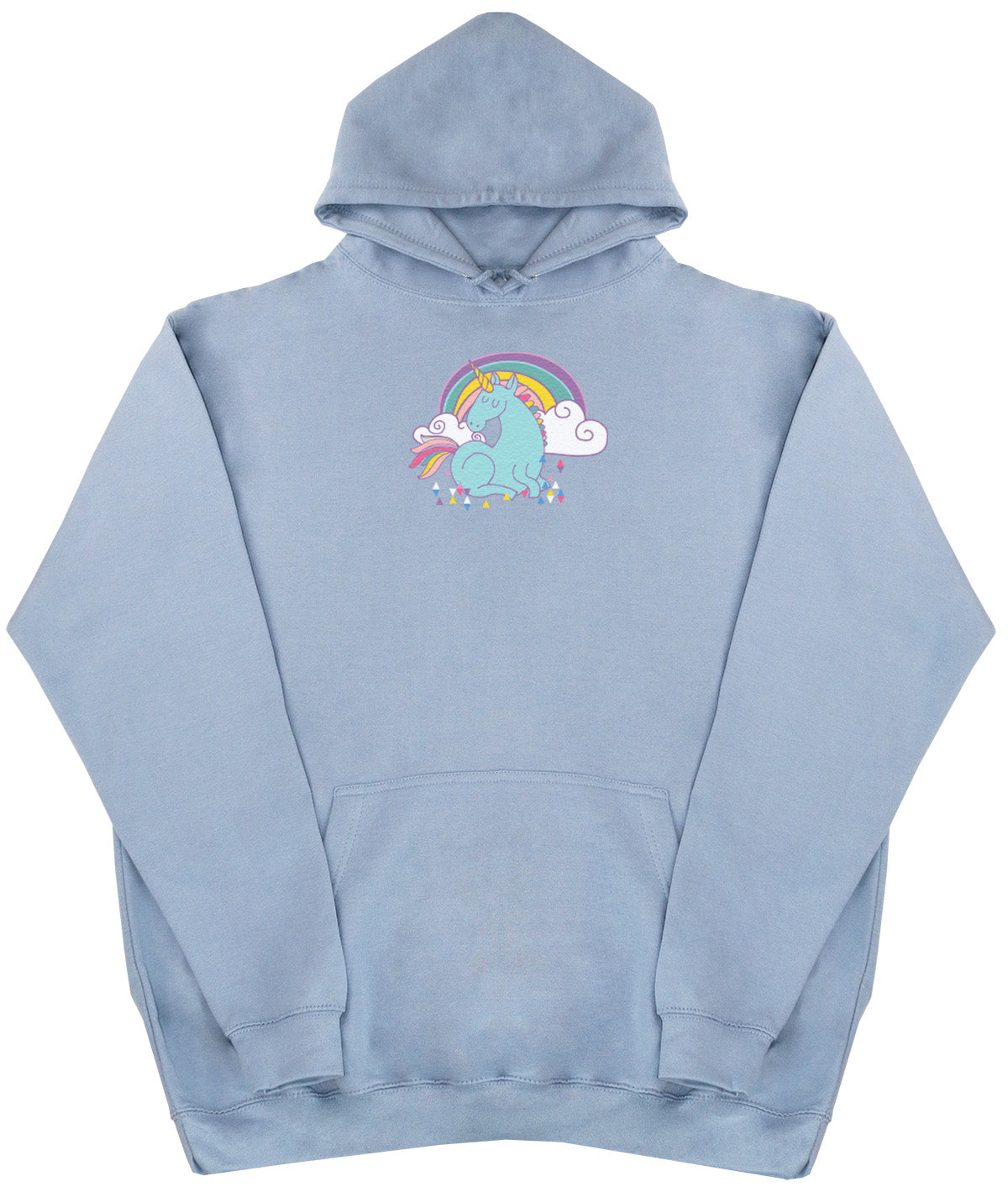 Unicorn Rainbow - New Style - Oversized Comfy Hoody