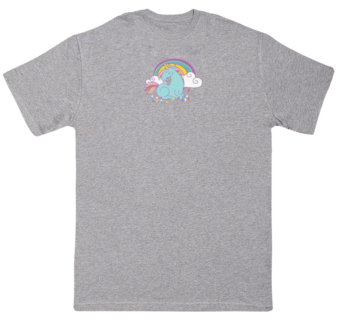 Unicorn Rainbow - Huge Oversized Comfy Original T-Shirt