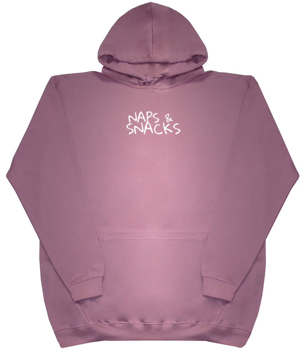 Naps & Snacks - Kids Oversized Comfy Original Hoody