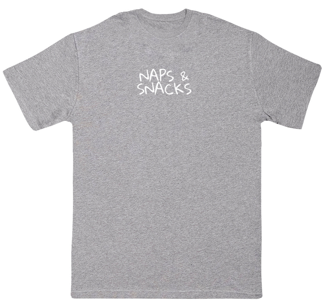 Naps & Snacks - New Style Huge Comfy T-Shirt