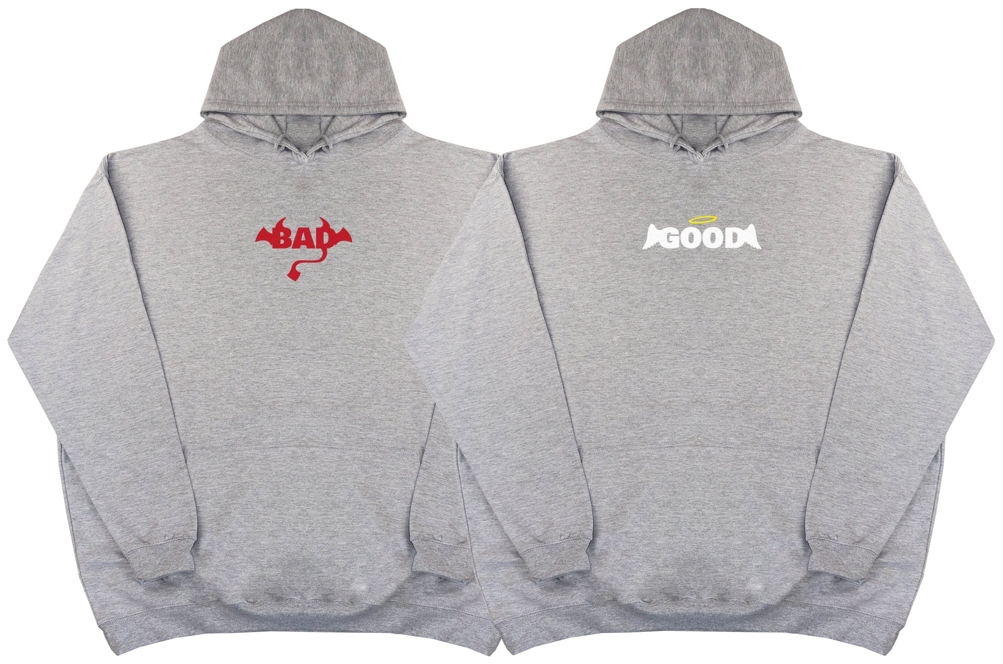 Good & Bad Matching Set - Oversized Comfy Original Hoods