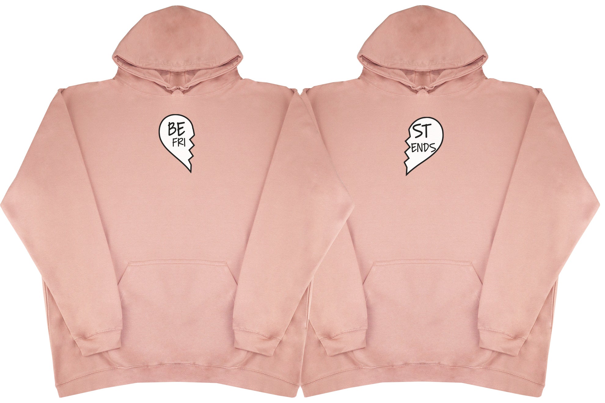 Best Friends Matching Set - Oversized Comfy Original Hoods