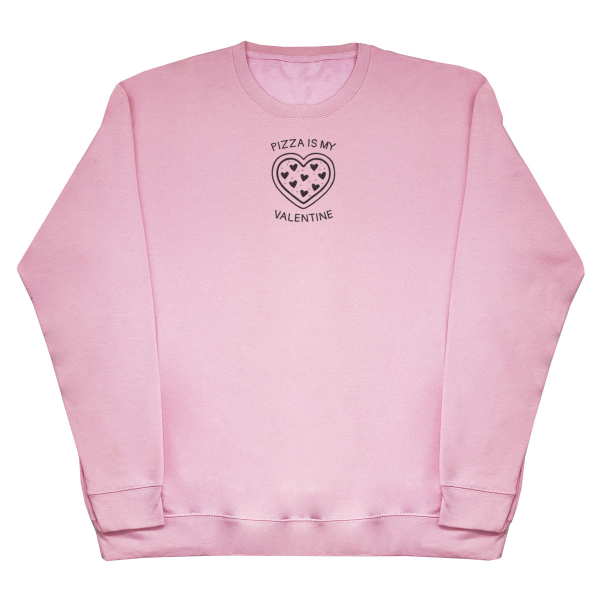 Pizza Is My Valentine - Kids Oversized Comfy Sweater