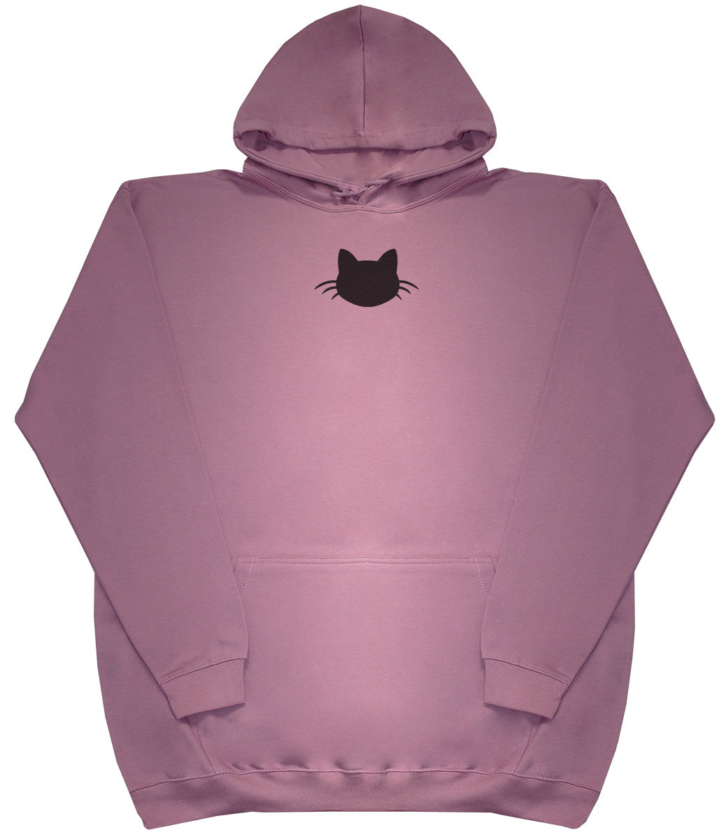 Cat Silhouette - Huge Oversized Comfy Original Hoody