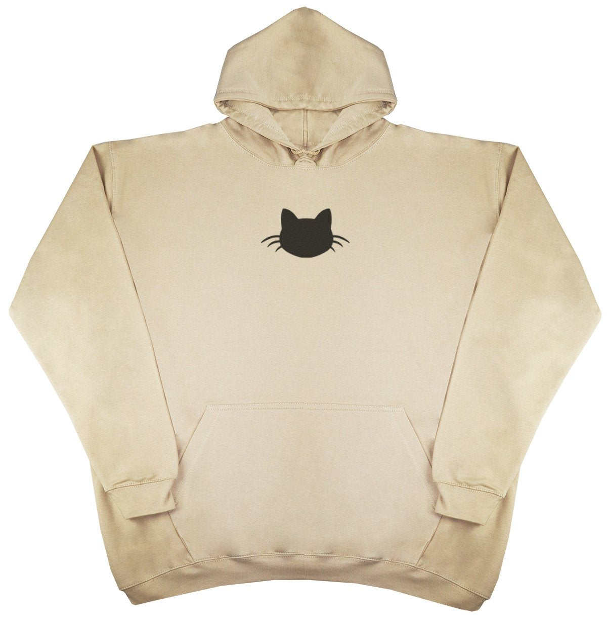 Cat Silhouette - New Style - Huge Size - Oversized Comfy Hoody