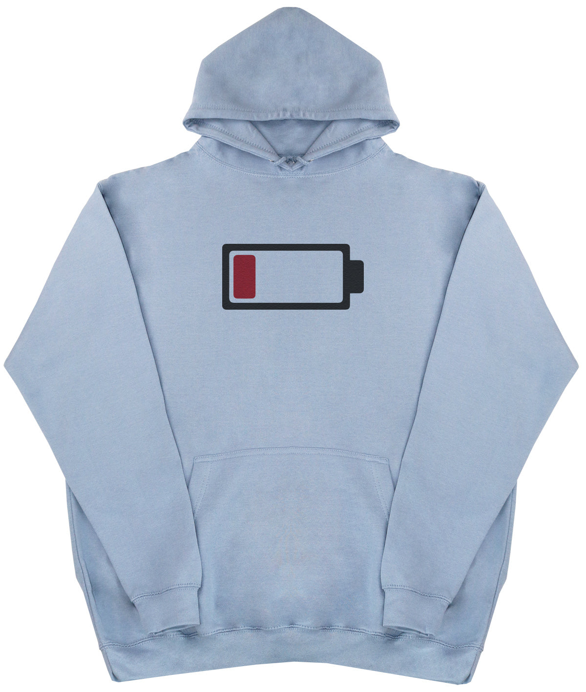 Low Battery - Huge Oversized Comfy Original Hoody