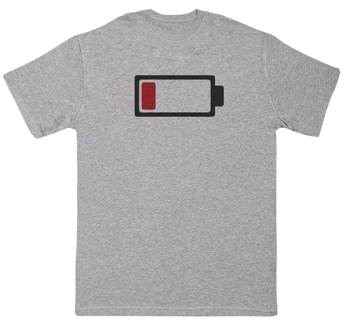 Low Battery - Kids Oversized Comfy T-Shirt