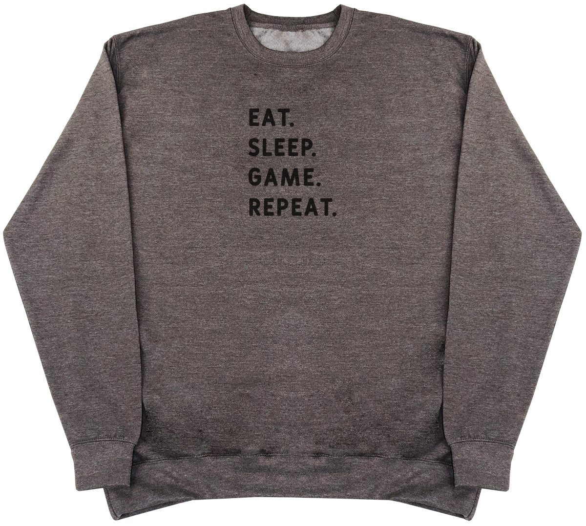 Eat Sleep Game Repeat - Kids Oversized Comfy Sweater