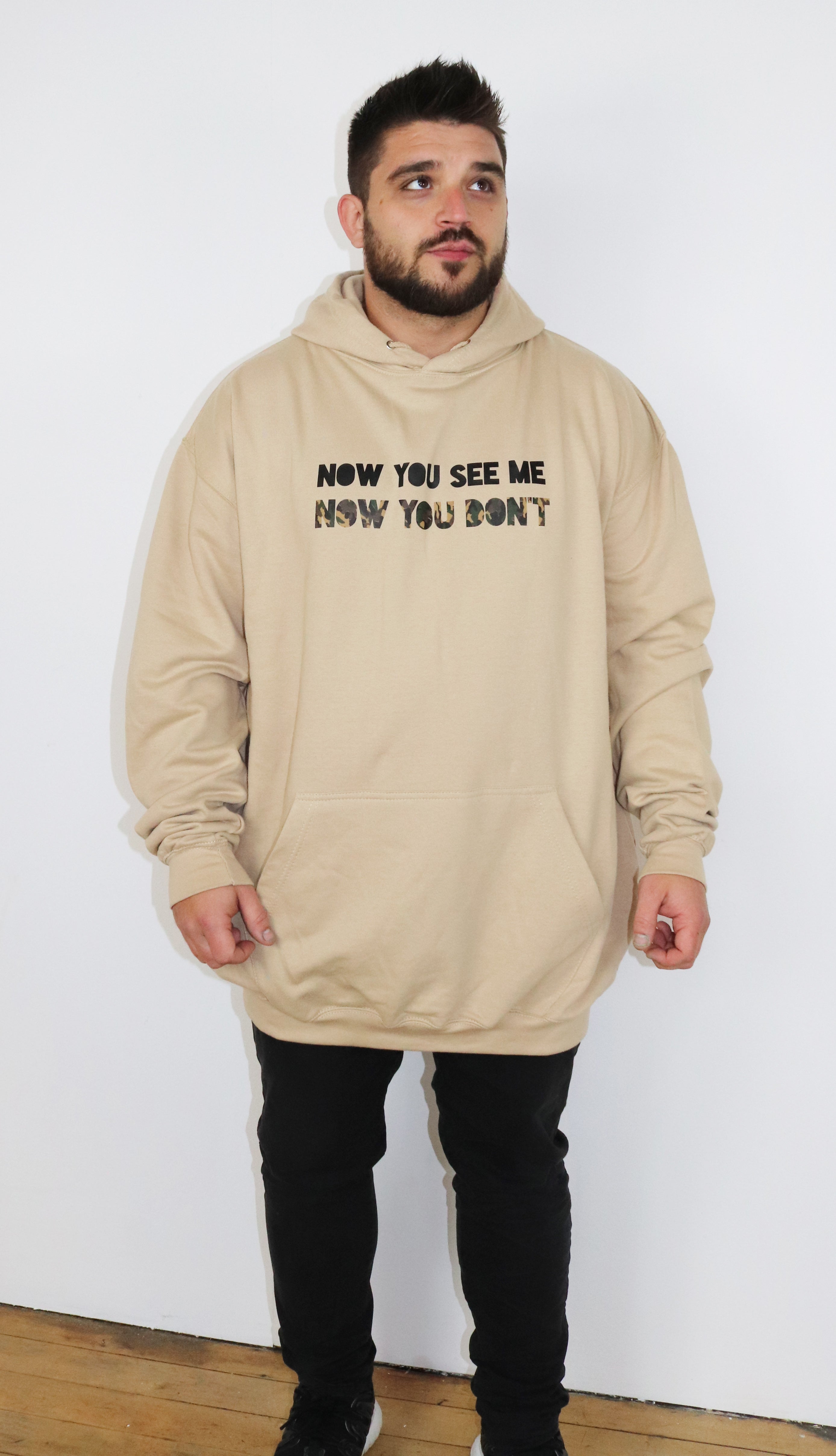 Now You See Me, Now You Dont - Huge Oversized Comfy Original Hoody