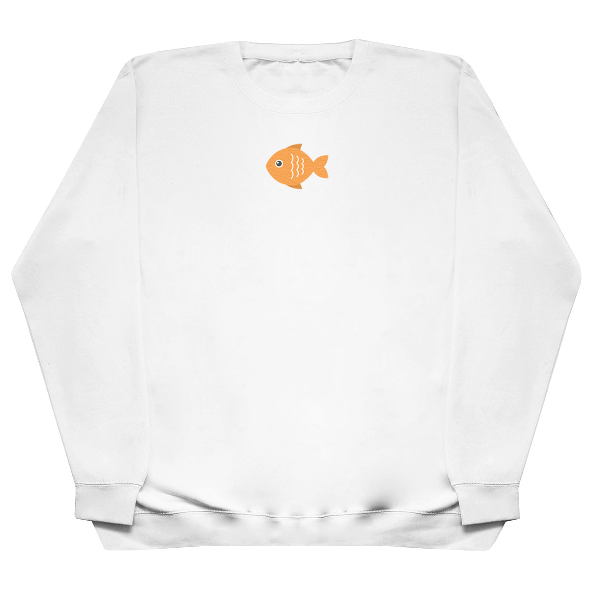 Orange Fish - Huge Oversized Comfy Original Sweater