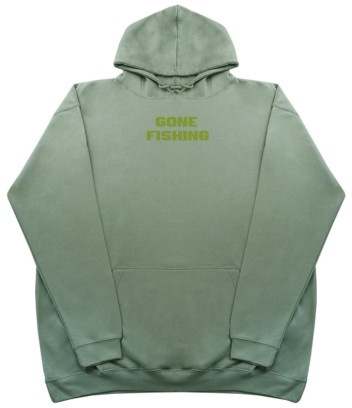 Gone Fishing - Huge Oversized Comfy Original Hoody