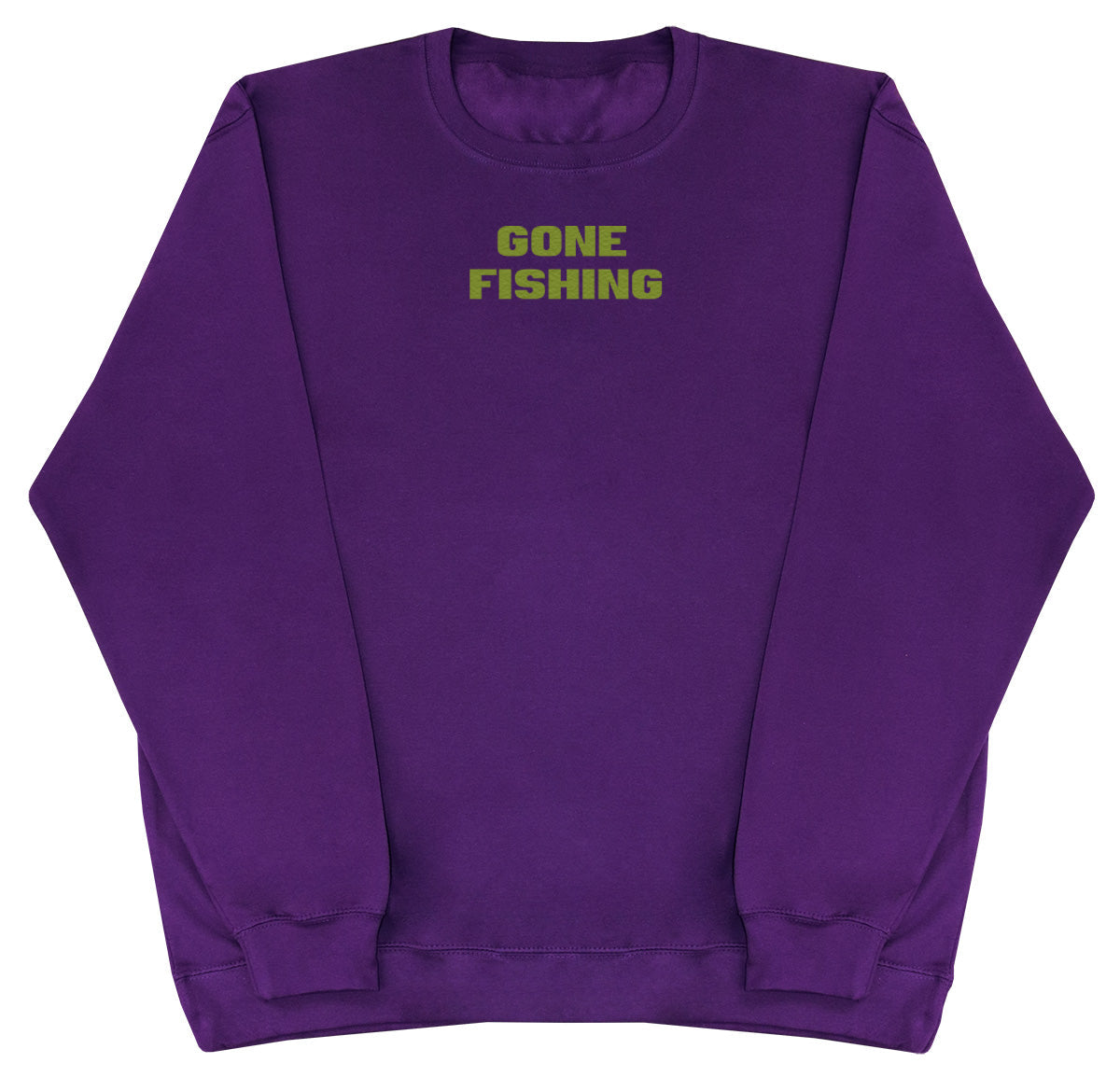 Gone Fishing - Kids Oversized Comfy Sweater