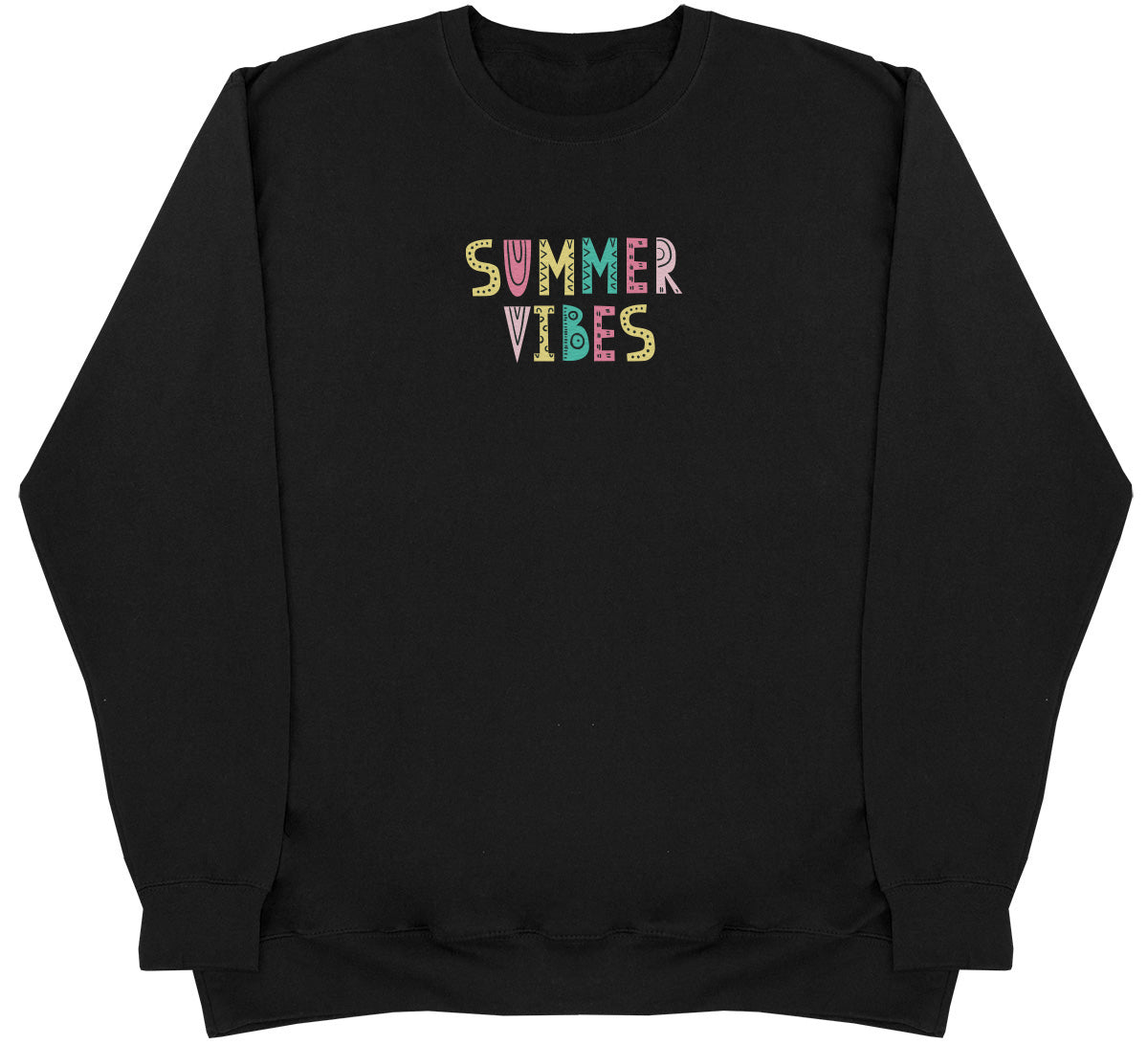 Summer Vibes - Kids Oversized Comfy Sweater