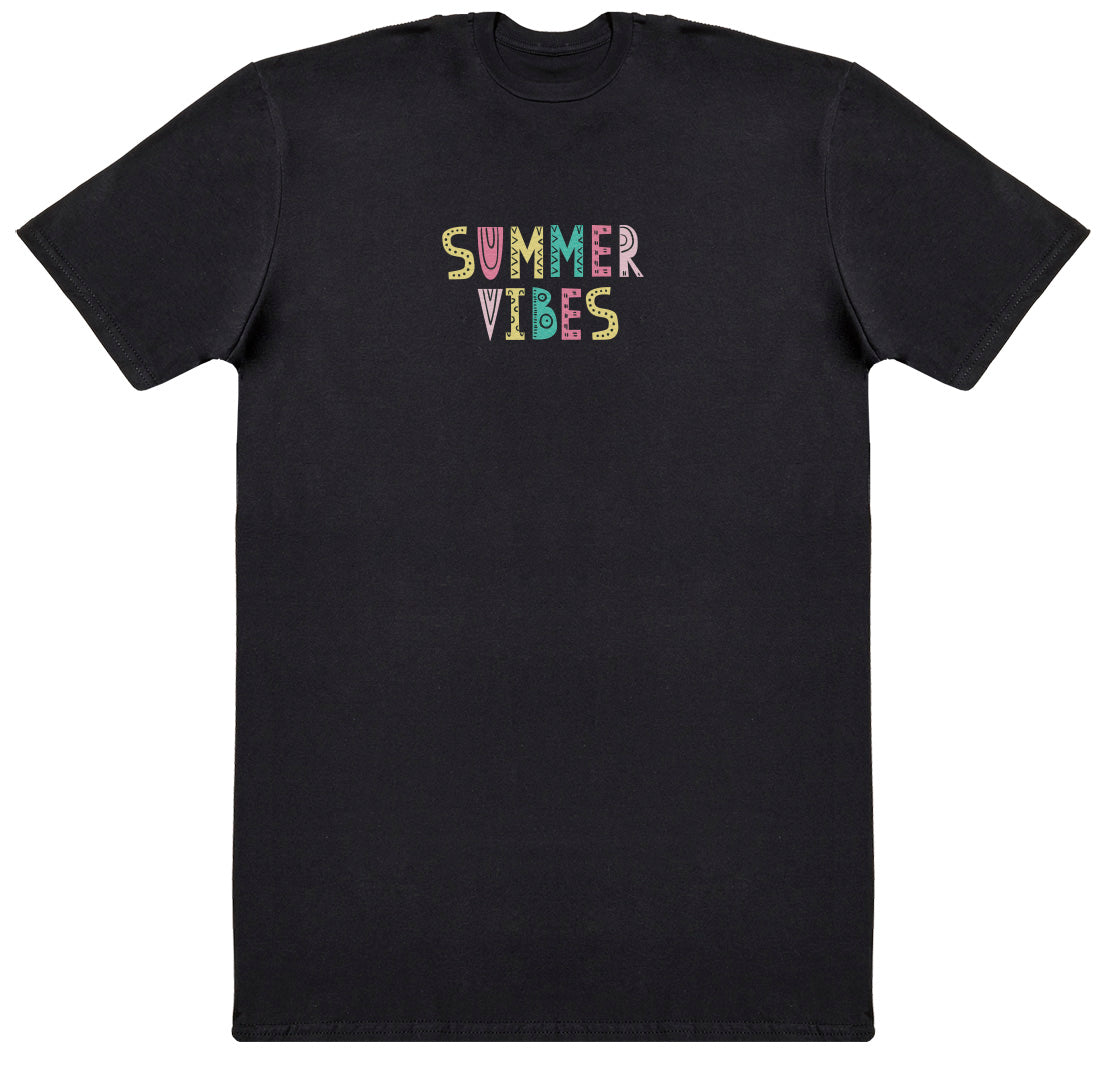 Summer Vibes - Kids Oversized Comfy T-Shirt