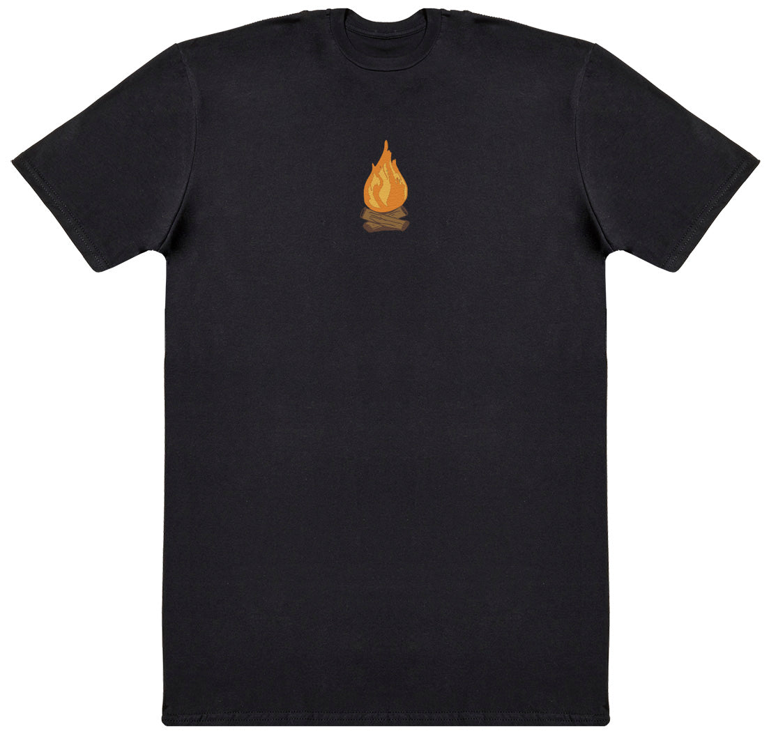 Camp Fire - Kids Oversized Comfy T-Shirt