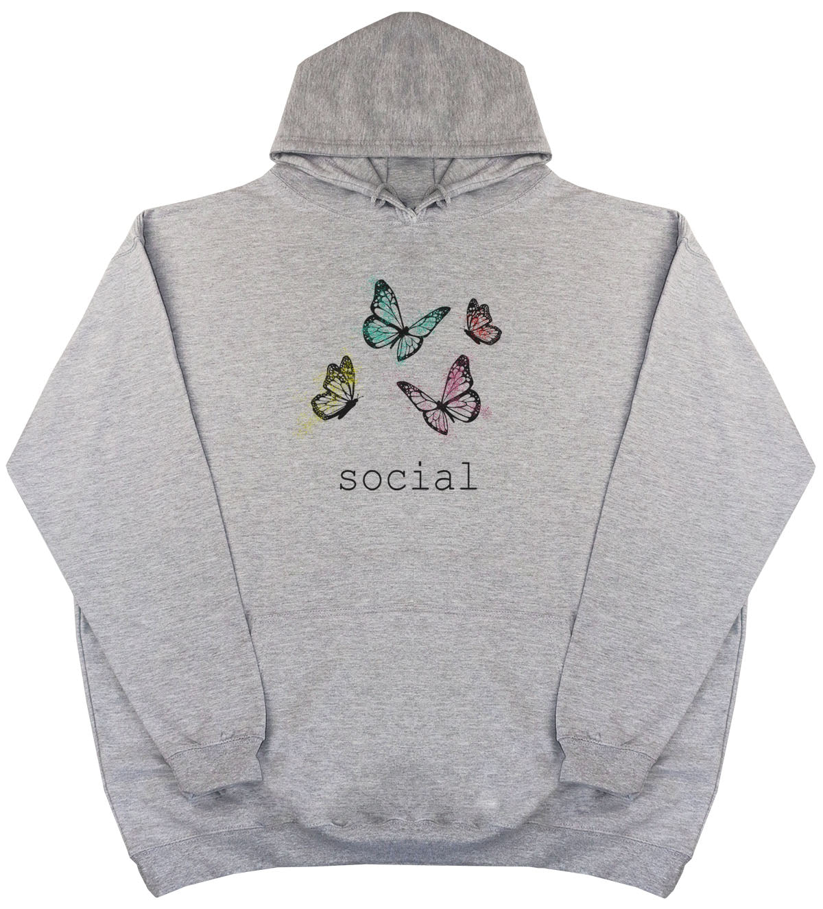 Social Butterfly - Kids Oversized Comfy Original Hoody